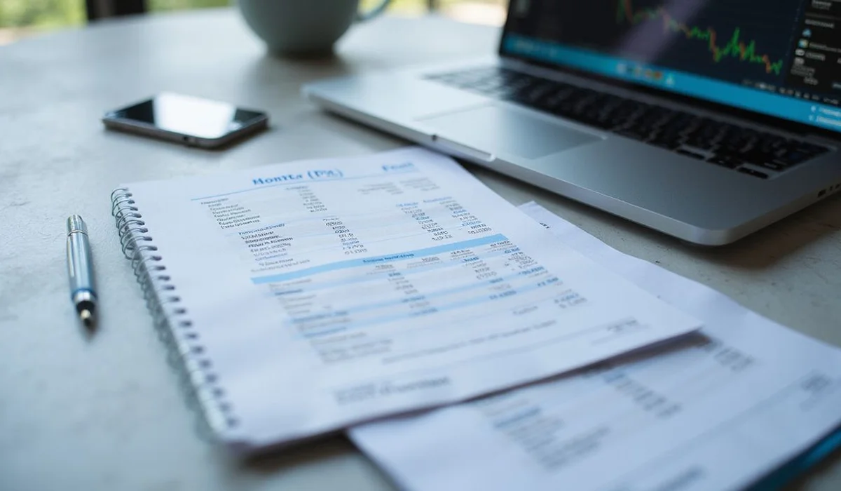 Clean monthly P and L statement open on laptop with reconciled bank feed visible QuickBooks ProAdvisor work